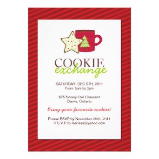 Christmas Cookie Swap invitation