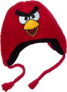 Red Bird    Angry Birds Plush Knit Peruvian Hat Novelty Knit Caps Clothing