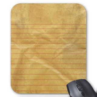 Old Note Paper Background Mouse Pad