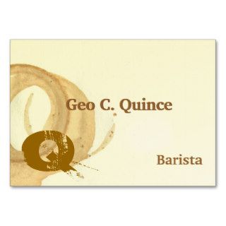 Another Coffee Cup Stain Business Card Template