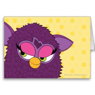 Plum Fairy Furby Greeting Card