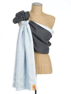 Sakura Bloom Linen Baby Slings   Essential Collection, Storm/Cloud Clothing
