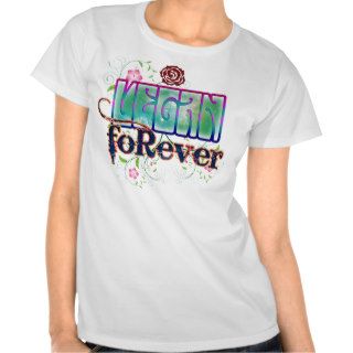 Vegan Forever Rose & Hibiscus Women's T Shirt