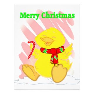 Have a Happy Duck Merry Christmas Custom Letterhead