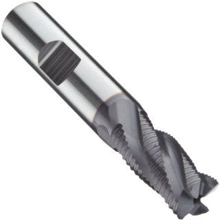 Niagara Cutter 75702 Cobalt Steel Square Nose End Mill, Inch, Weldon Shank, TiAlN Finish, Roughing Cut, Non Center Cutting, 30 Degree Helix, 5 Flutes, 4.5" Overall Length, 1.000" Cutting Diameter, 1.000" Shank Diameter Industrial & Scie