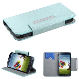 BasAcc Light Green Rotatable Wallet Case for Samsung Galaxy S 4 I9500 BasAcc Cases & Holders