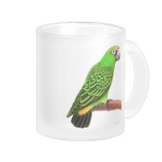 Jardines Parrot Frosted Glass Mug