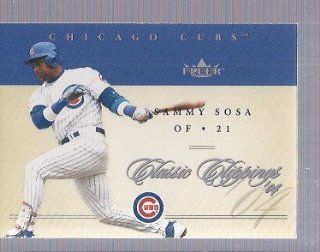 2004 Classic Clippings #39 Sammy Sosa Chicago Cubs Sports Collectibles