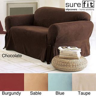 Sure Fit Smooth Suede Washable Sofa Slipcover Sure Fit Sofa Slipcovers