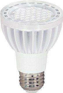 Satco S8921 7 Watt (50 Watt) 420 Lumens PAR20 LED Soft White 2700K 40 Beam KolourOne Light Bulb, Dimmable   Led Household Light Bulbs  