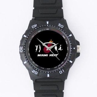 Custom Miami Heat Watches Black Plastic High Quality Watch WXW 920 Watches