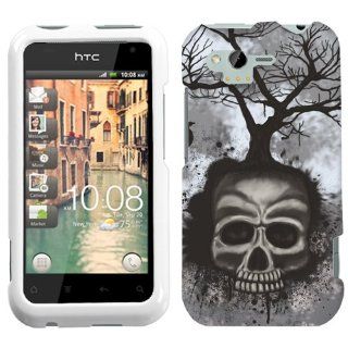 HTC Rhyme Tree Skull Phone Case Cover Cell Phones & Accessories