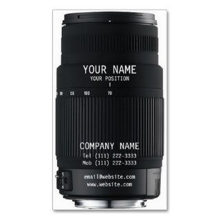 Camera Zoom Lens Business Card