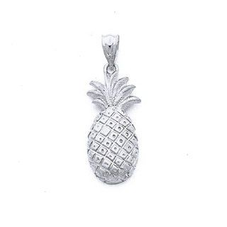 Sterling Silver Pineapple Pendant Jewelry