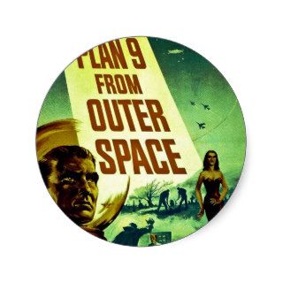 Plan 9 Outer Space Sticker