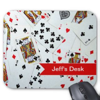 Playing Card games Mousepad