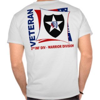 2nd ID Vet   Red, White, and Blue T shirt