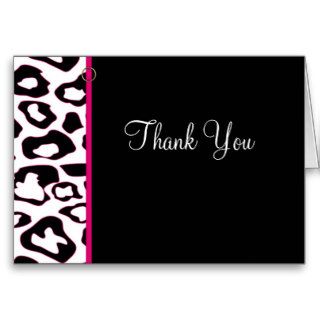 Thank You Card Template ** Bold Leopard