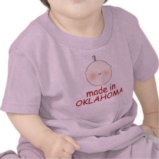 Cute Baby Made In Oklahoma t shirt