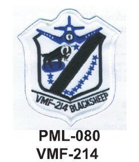 4'' Embroidered Millitary Large Patch VMF 214 