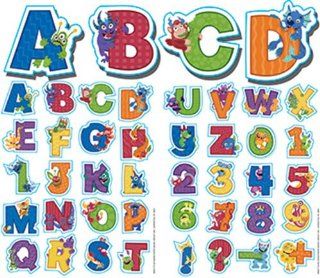 ALPHABITES THEME STICKERS by EUREKA  Academic Awards And Incentives Supplies 