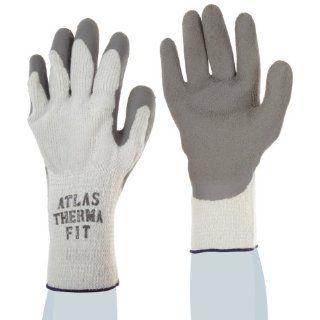 Showa Best 451 Atlas Therma Fit Palm Coating Natural Rubber Glove, 10 Gauge Insulated Seamless Knitted Liner, General Purpose Work, Large (Pack of 12 Pairs)