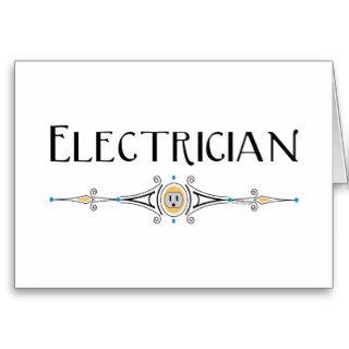 Electrician Decorative Line Cards