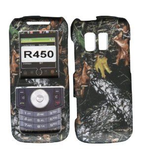 Camo Stem Samsung SCH R451c Straight Talk, Messager R450 Cricket, MetroPCS Case Cover Hard Snap on Rubberized Touch Phone Cover Case Faceplates Cell Phones & Accessories
