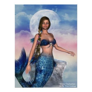 Mermaid Princess Of Atlantis Print