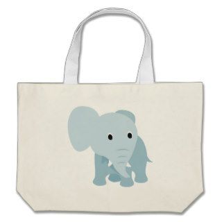 Cute Baby Elephant Tote Bags