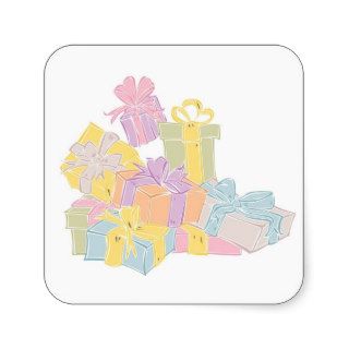 Holiday Gifts Christmas Cards Stickers