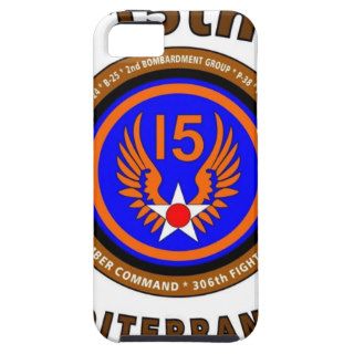 15TH ARMY AIR FORCE "ARMY AIR CORPS" WW II iPhone 5 COVERS