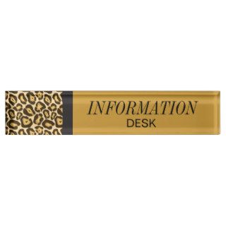 Personalize, Information Desk Jaguar Name Plate