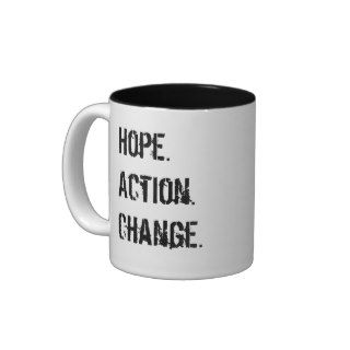 OBAMA JAVA, Hope.Action.Change. Coffee Mug