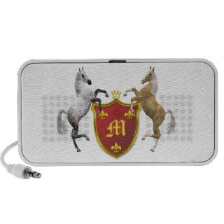 Your own coat of arms monogram portable speaker