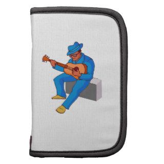 guitar player sitting on amp blues blue.png organizer