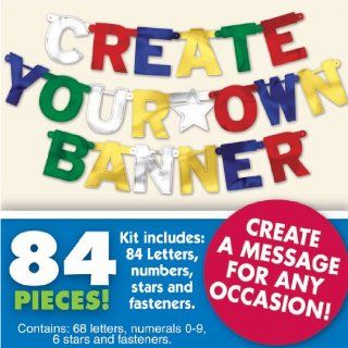 Amscan 26727 Create Your Own Letter Banner Set Toys & Games