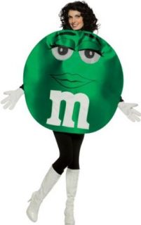 Adult Deluxe Green M&M'S Character Costume Adult Sized Costumes Clothing