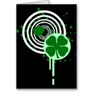 shamrock hi fi bubbles greeting card