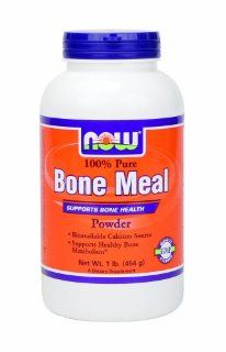 NOW Foods, Bone Meal Powder, 1 lb. (454 g) Health & Personal Care
