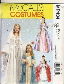 McCall Sewing Pattern P434 (M5731)   Use to Make   Kids Princess Costumes   Sizes 3 8