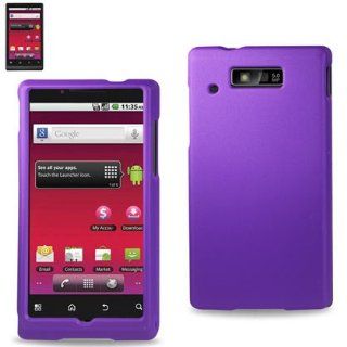 Reiko RPC10 MOTWX435PP Slim and Durable Rubberized Protective Case for Motorola Triumph WX435   Retail Packaging   Purple Cell Phones & Accessories