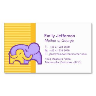 Mommy / mummy  calling information cards business card templates