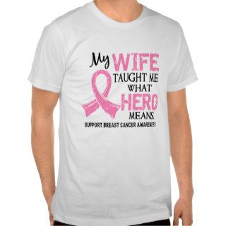 What Hero Means Breast Cancer Wife Shirt
