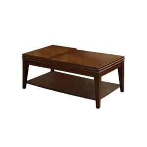 Furniture of America Richmond Dark Cherry Coffee Table with Flip top Tray CM4134C