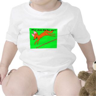 What does the fox say? tshirts