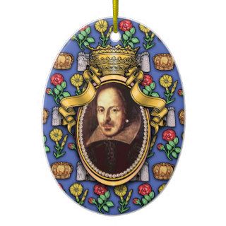 William Shakespeare Christmas Ornaments