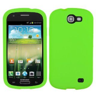 Asmyna SAMI437CASKSO058 Soft and Slim Durable Protective Case for Samsung Galaxy Express i437   1 Pack   Retail Packaging   Electric Green Cell Phones & Accessories