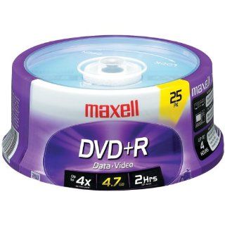 MAXELL 634050/639011 4.7 GB DVD+RS (25 CT) Electronics