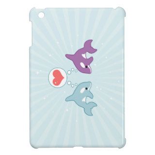 Cute Baby Whales iPad Mini Covers
